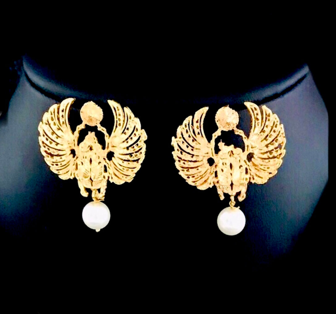 Scarab Earrings