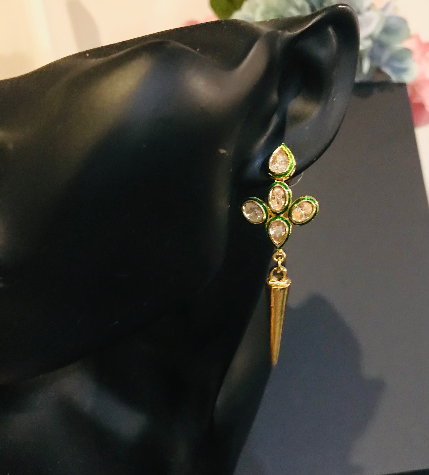 Polki Spike Earrings