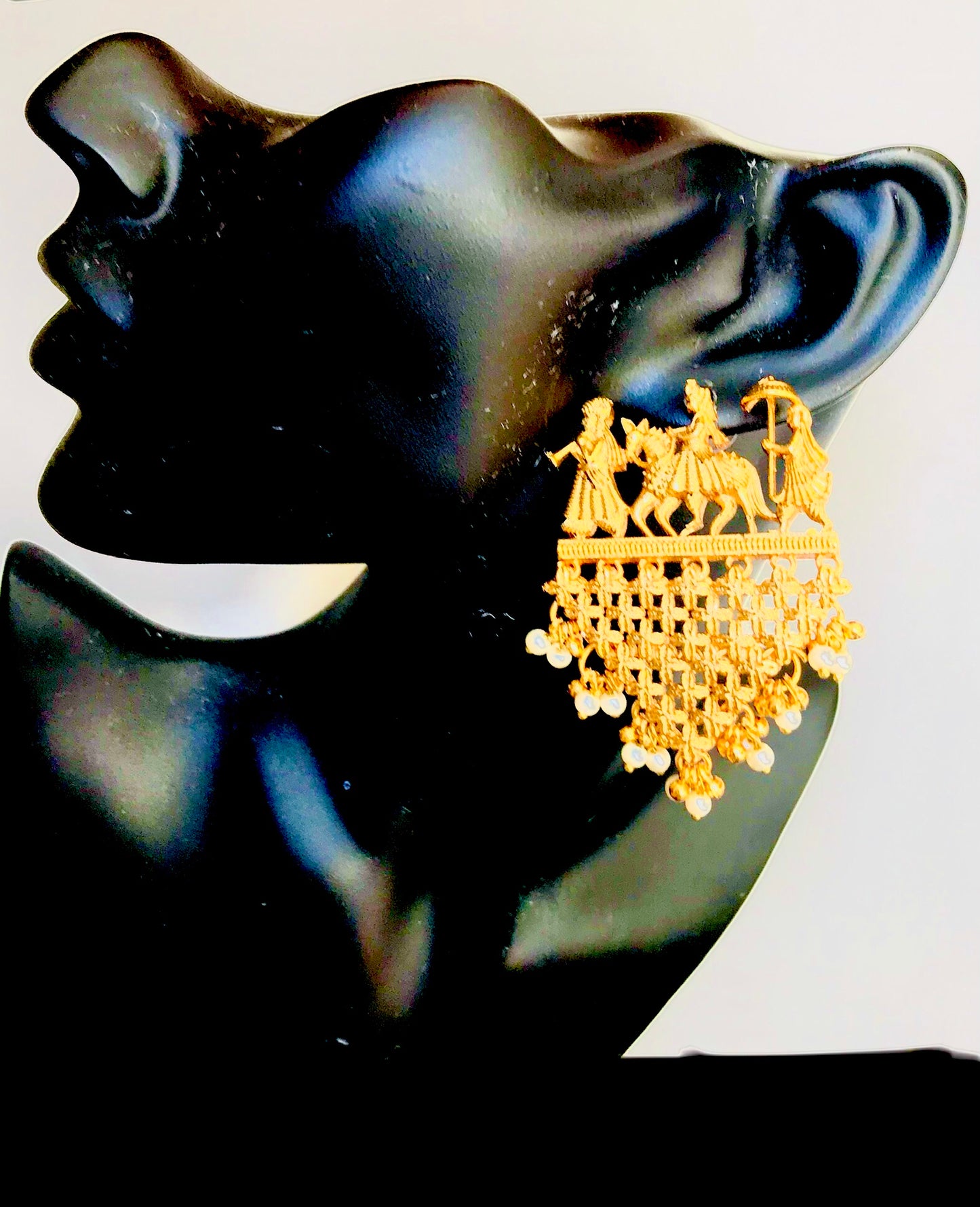 Baraat Gold Earrings