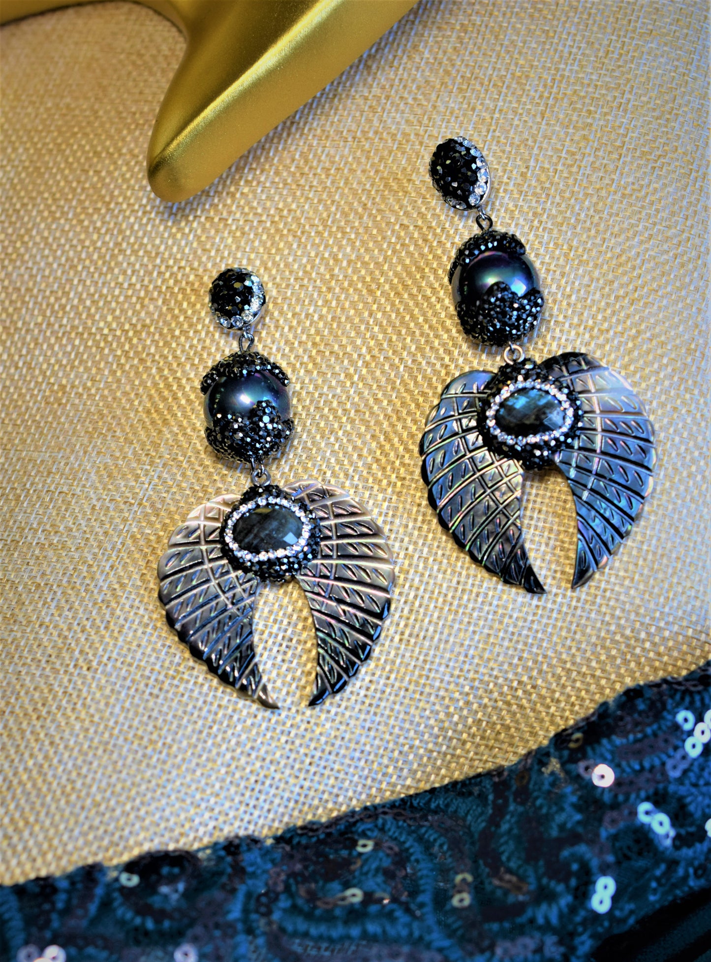 Abalonia Wings Earrings
