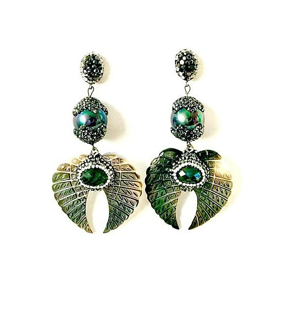 Abalonia Wings Earrings