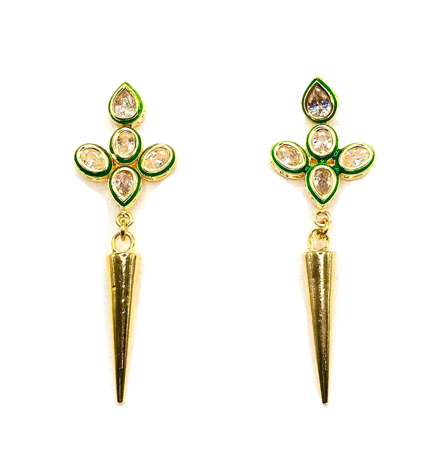 Polki Spike Earrings
