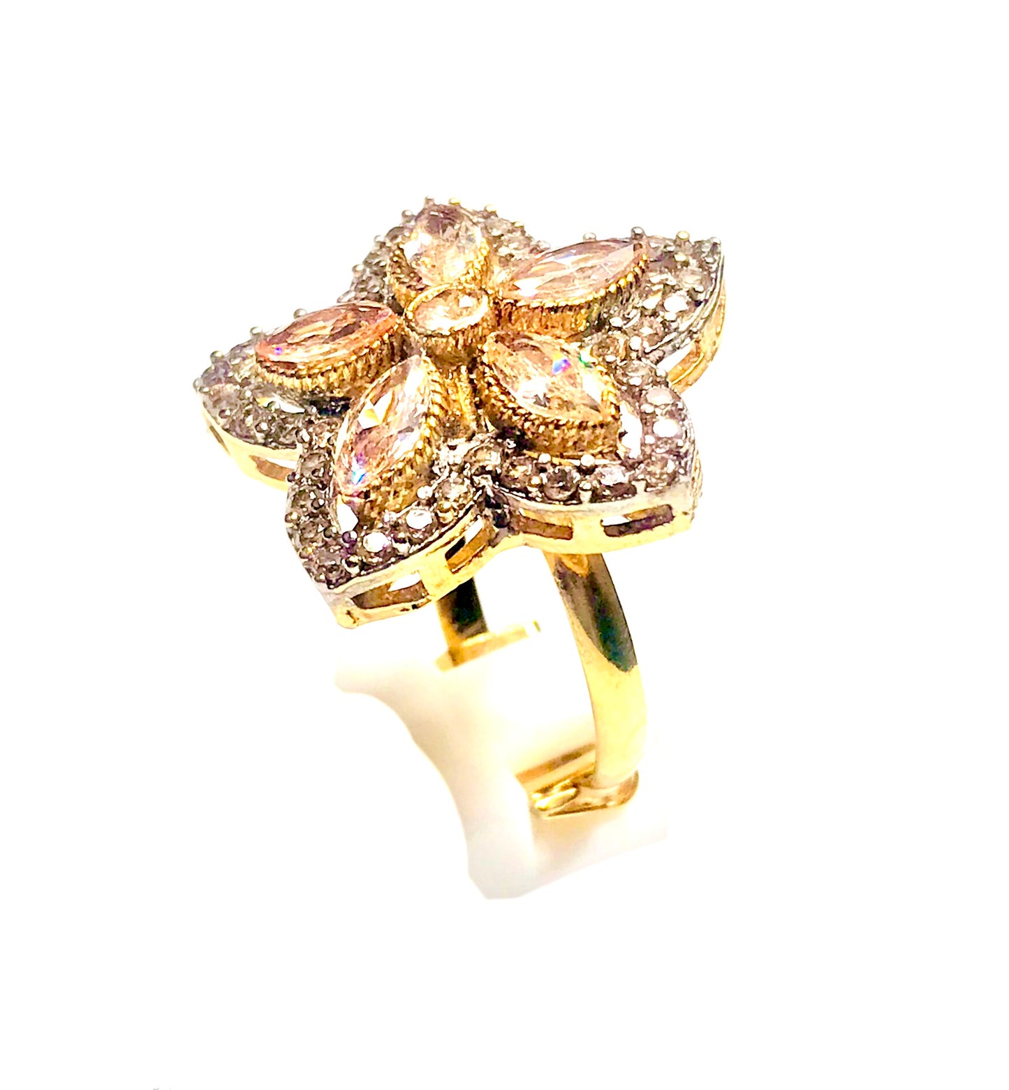 Champagne Star Ring