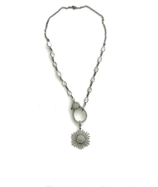 Starburst Zircon Necklace