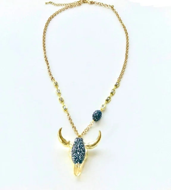 Bull Head Necklace