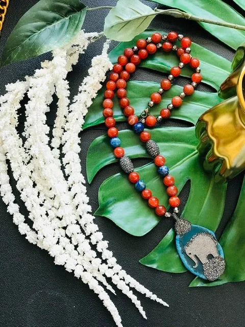 Elephant Agate Necklace