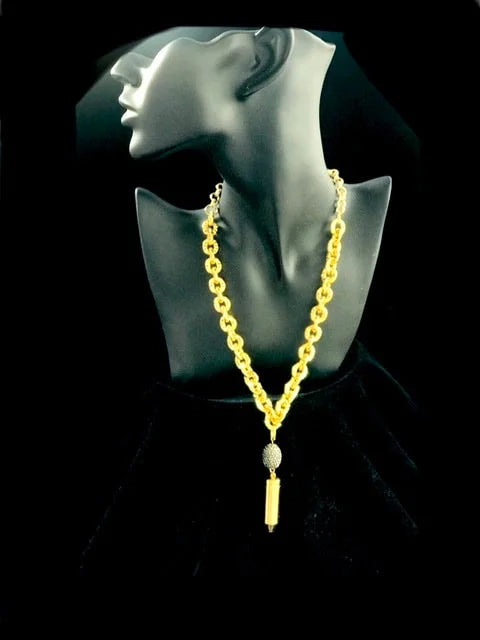 Golden Bullet Necklace
