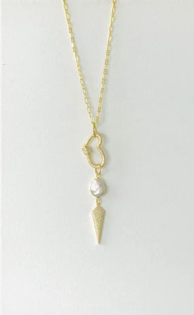 Heart & Pearl Pendant