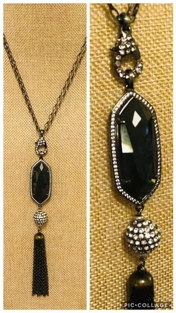 Labradorite Tassel Pendant