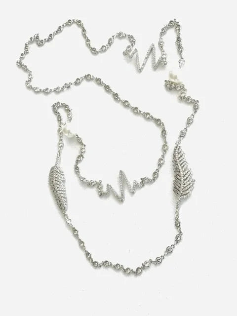 Pearl Leaf Necklace