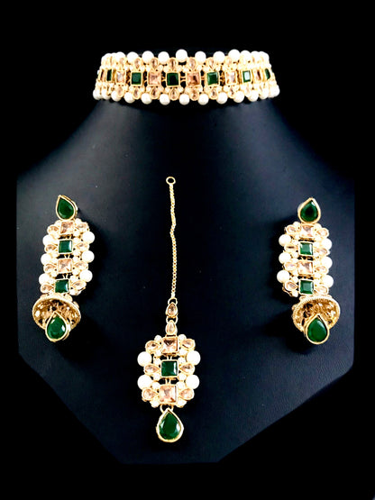 Trendy Choker Wedding Set