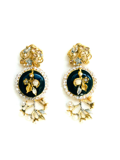 Christie Black Earrings