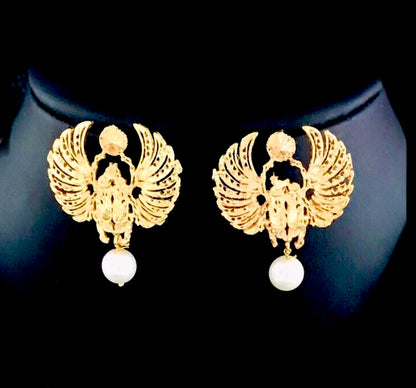 Scarab Earrings