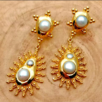 Keshi Pearl Earrings