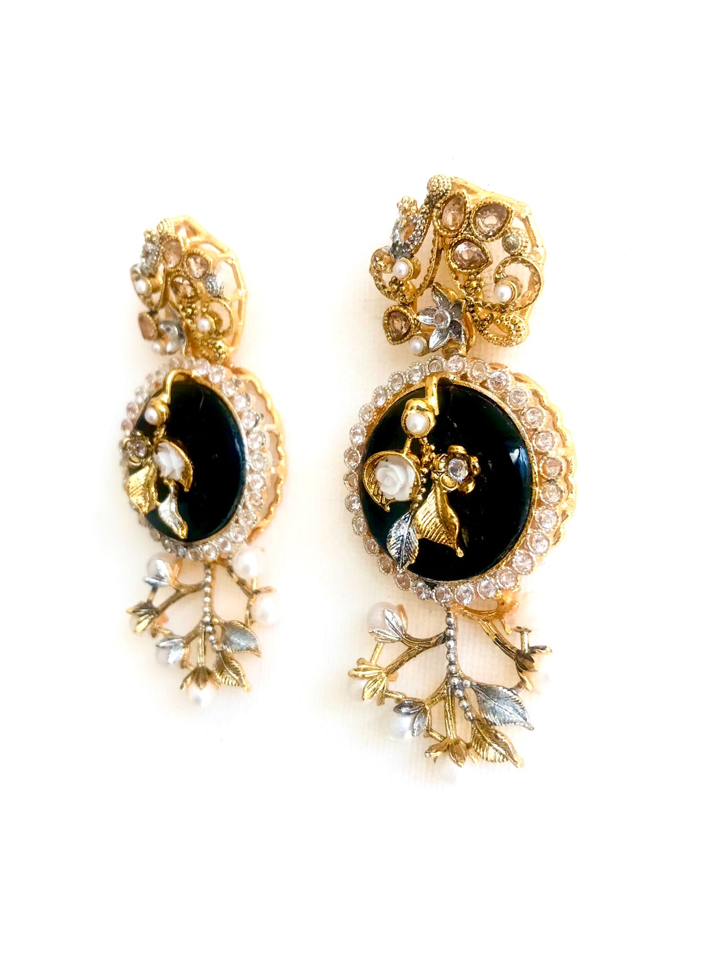 Christie Black Earrings