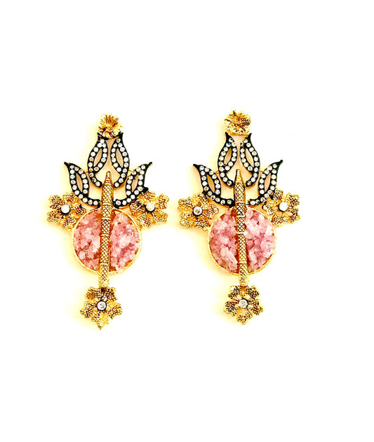 Pink Blossom Earrings