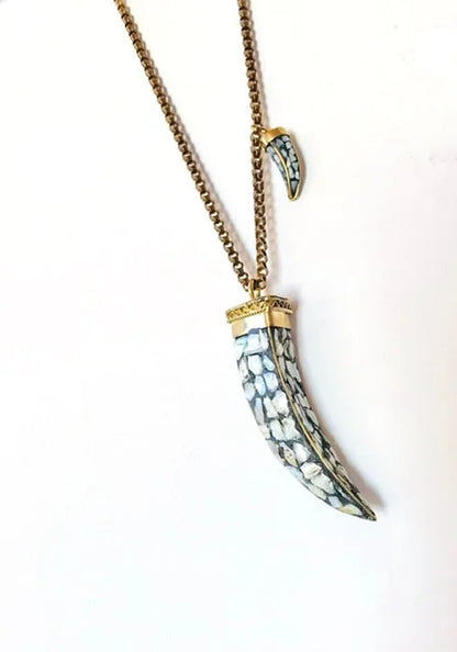 MOP Shell Horn Pendant