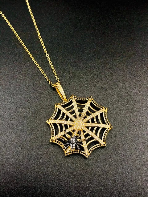 Spider Web Pendant