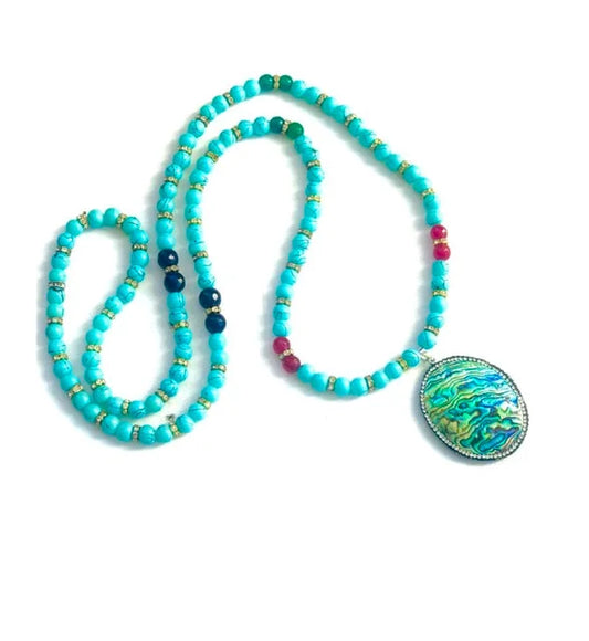 Abalone Pearl Shell Necklace