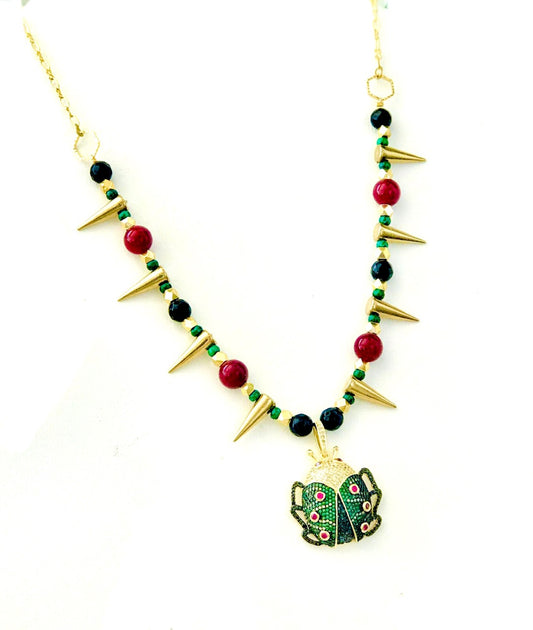 Beetle Necklace