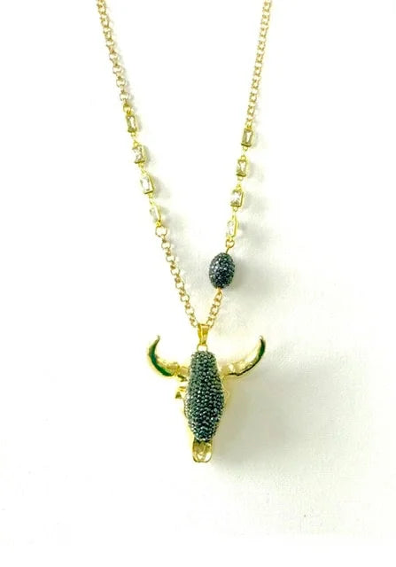 Bull Head Necklace