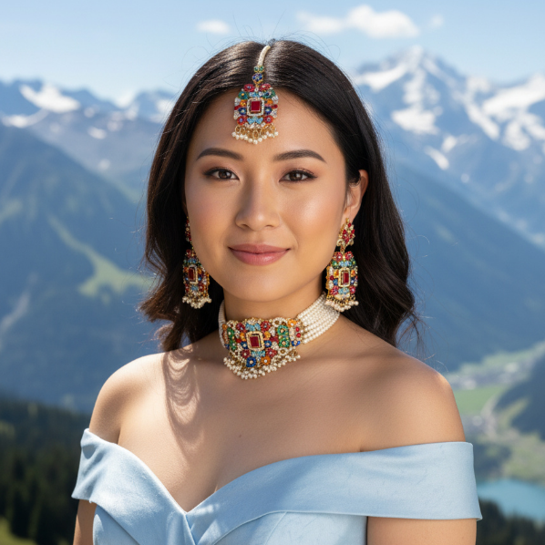 Nevrattan Choker Wedding Set (R)