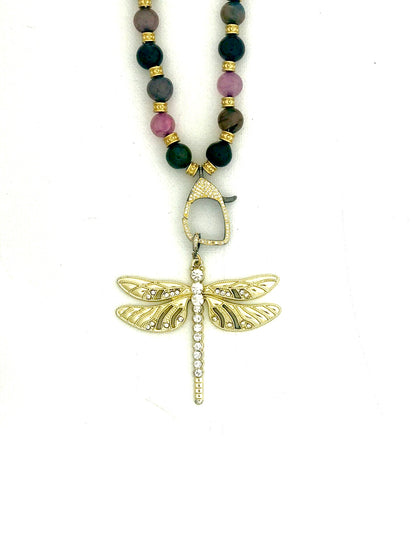 Dragonfly Agate Pendant