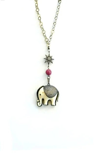 Elephant Star Pendant