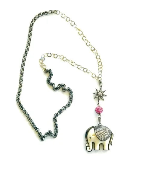 Elephant Star Pendant