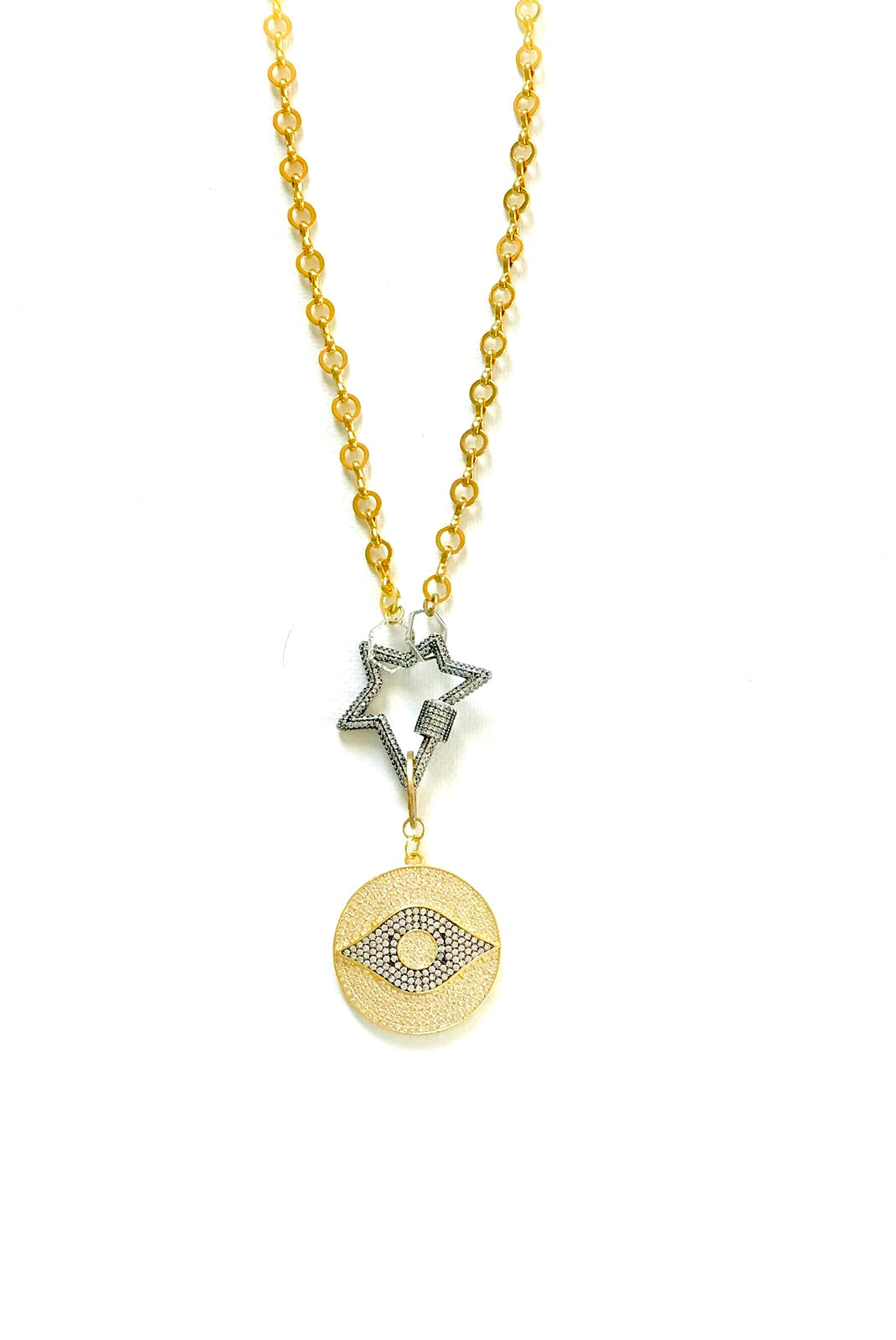 Evil Eye Star Pendant