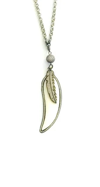 Feather Leaf Pendant