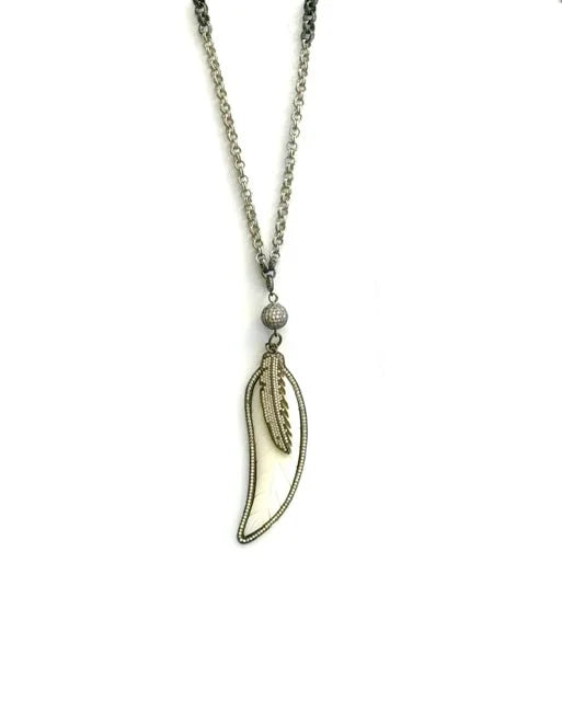 Feather Leaf Pendant