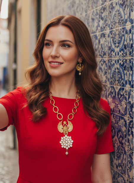 Scarab Kundan Parure