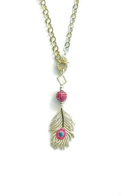 Peacock Feather Pendant