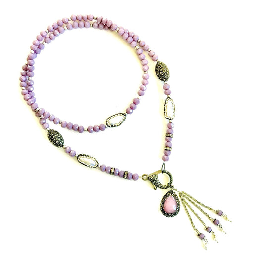 Perla Mauve Necklace