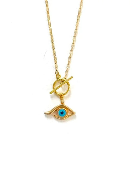 Evil Eye Toggle Pendant