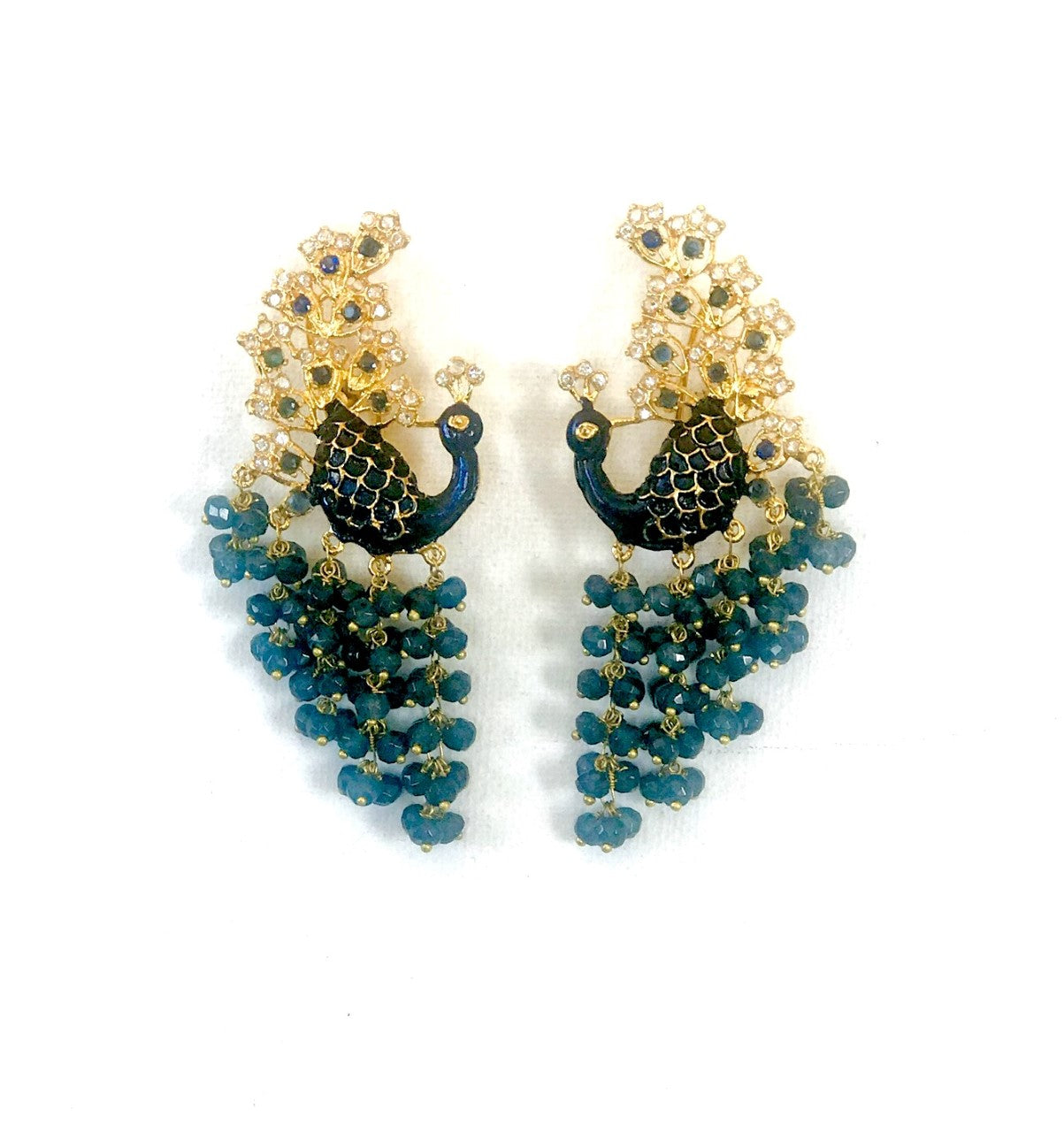 Peacock Earrings