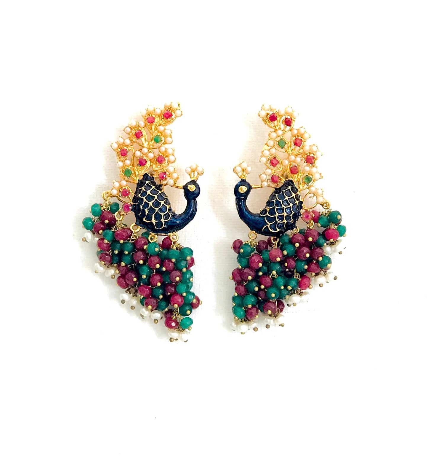 Peacock Earrings