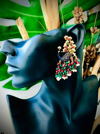 Peacock Earrings